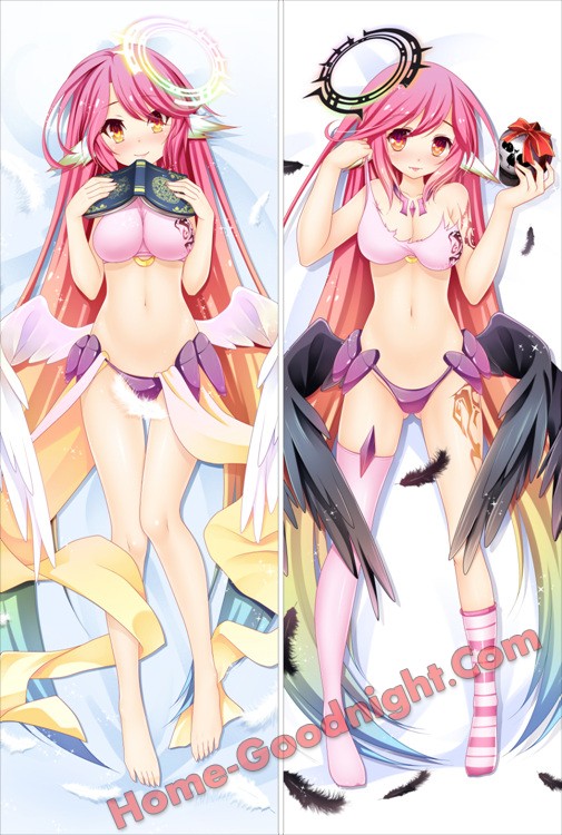 New Anime NO GAME NO LIFE Jibril Dakimakura Bed Hugging Body Pillow Case Cover